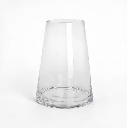 Vase transparent 12xH.30cm