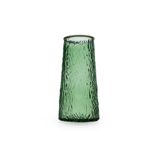 Vase emeraude 9,8xH.20cm
