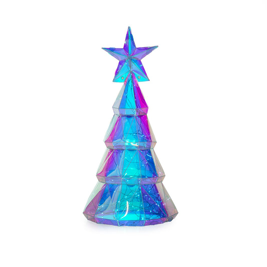 Sapin lumineux 19x19x38cm