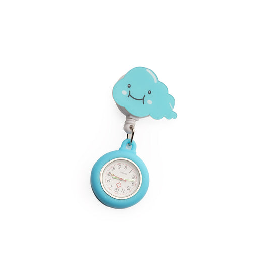 Montre infirmiere nuage bleu