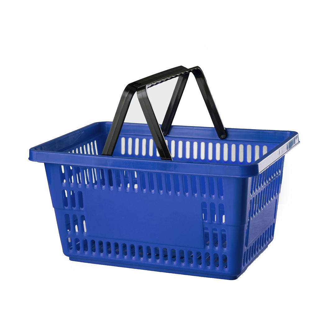 Panier libre-service Bleu, 23 Litres