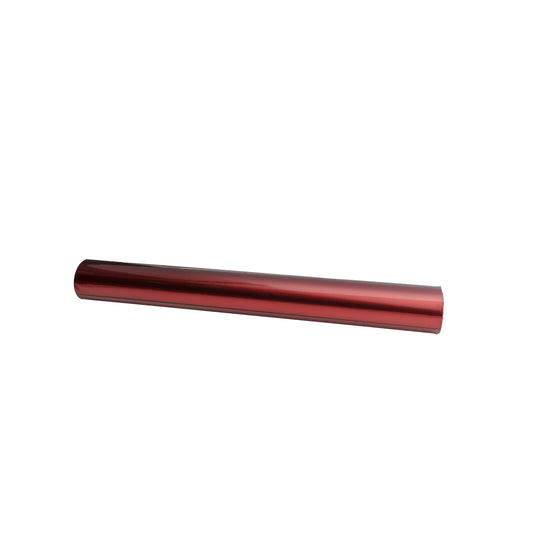 Rouleau de papier cadeau rouge metalisse 44,5cm x 10m