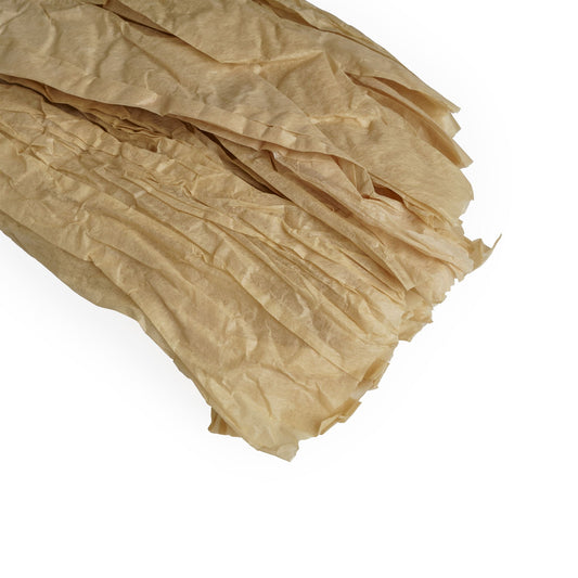 Papier froisse emballage bouquet - Ecru