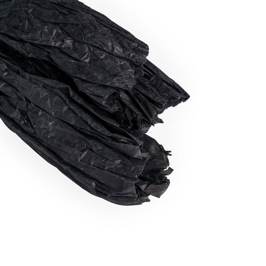 Papier froisse emballage bouquet - Noir