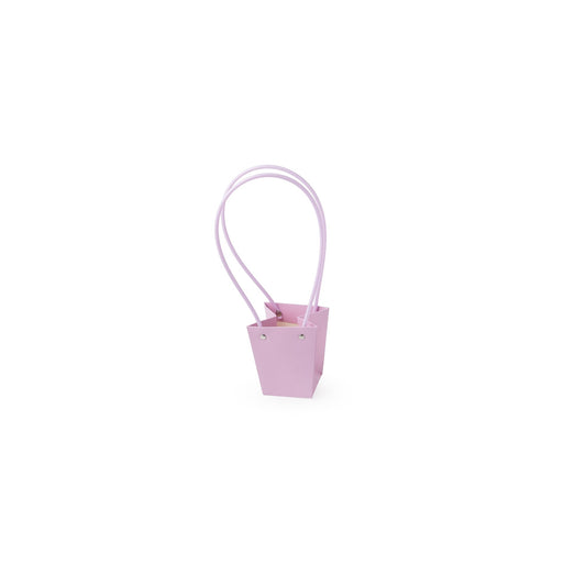 Sacs en carton  Parme avec anse PVC,   9cm x 6,5cm x 10cm