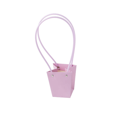 Sacs en carton  Parme avec anse PVC,   9cm x 6,5cm x 10cm