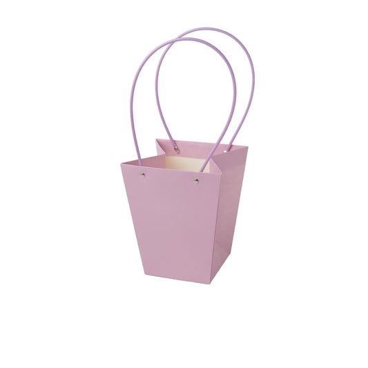 Sacs en carton  Parme avec anse PVC,    17cm x 11,5cm x 20cm
