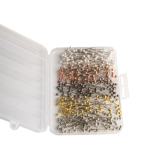 Epingle tête ronde 38mm coloris assortis
