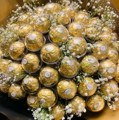 Boule ronde en plexi pour chocolat + tige