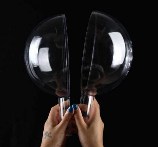 Bulle transparente en acrylique 20cm