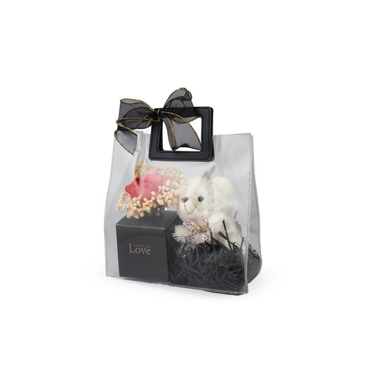 Composition de Fleurs Savon 23x10x25 cm