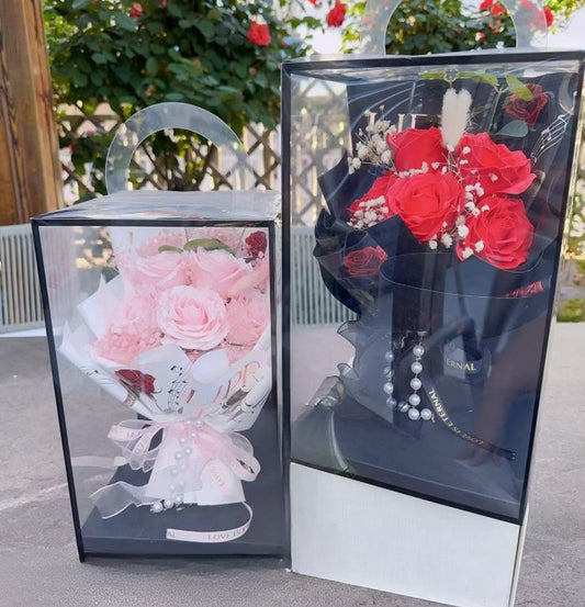 Composition de Fleurs Savon 19x19x30 cm