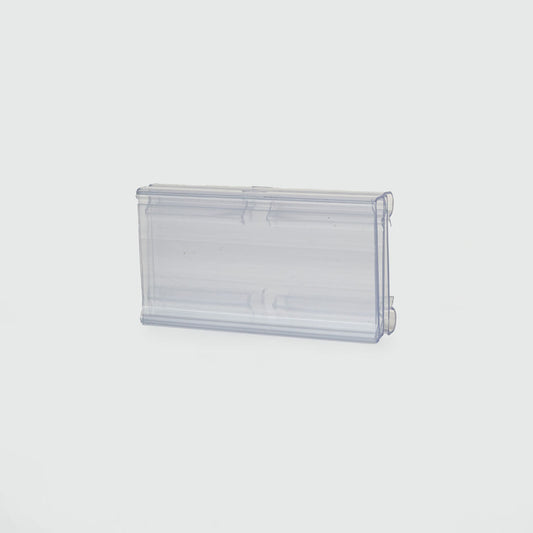 Porte-etiquette transparent L. 60x H. 40mm