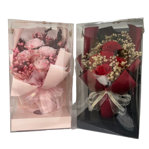 Composition de Fleurs Savon 18x11x32 cm