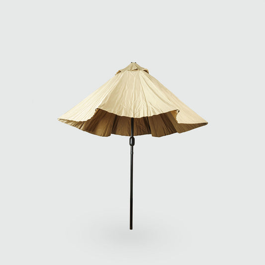 Parasol de terrasse beige