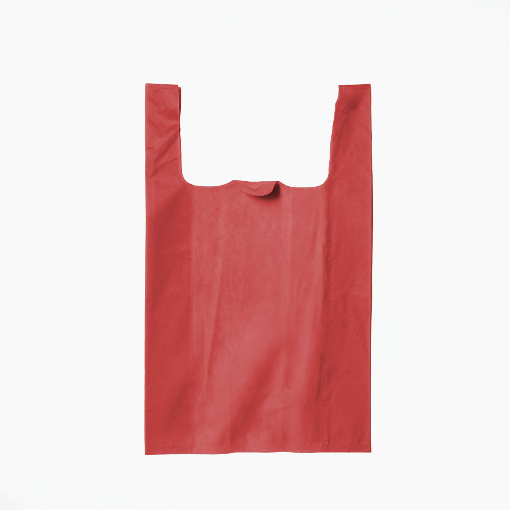 Sac non-tisse Rouge a bretelles, 30x50x15cm