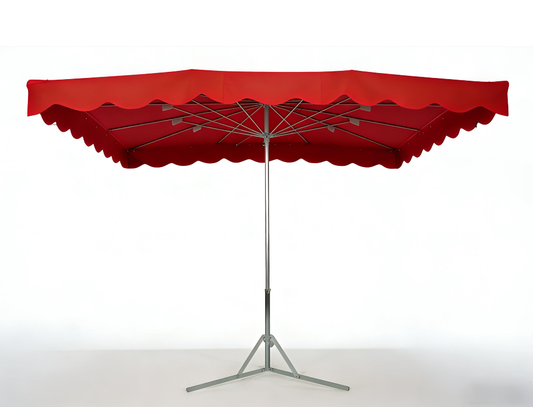 Parasol professionnel de marché  3 x 3m - couleur ROUGE