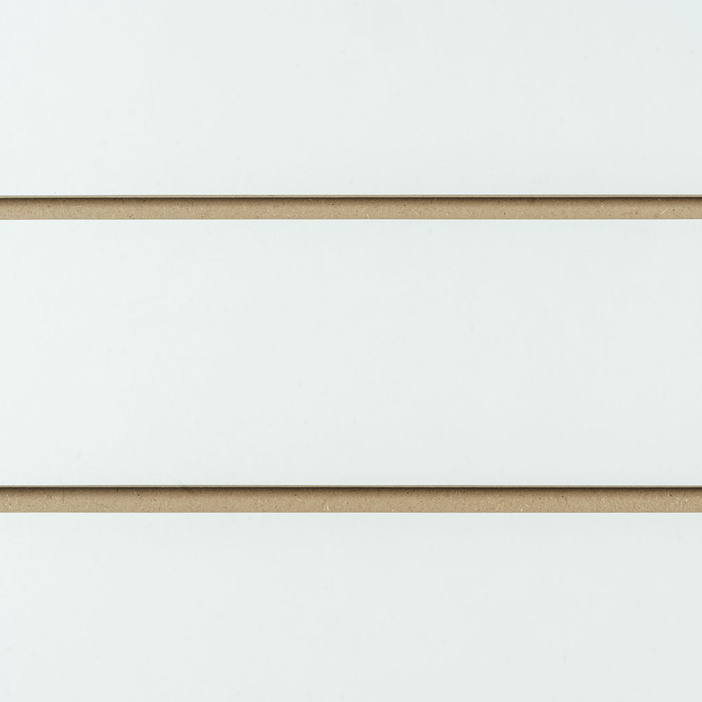 Panneau rainure 122x122cm blanc entraxe 12cm