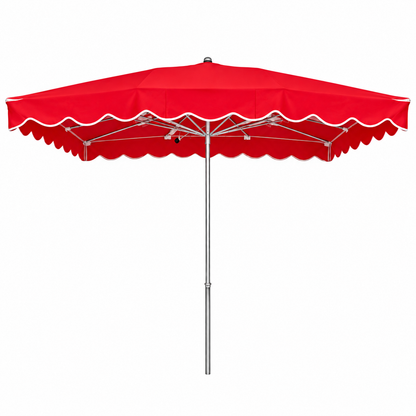Parasol pro télescopique 3 x 4 M - ROUGE - PVC 300G