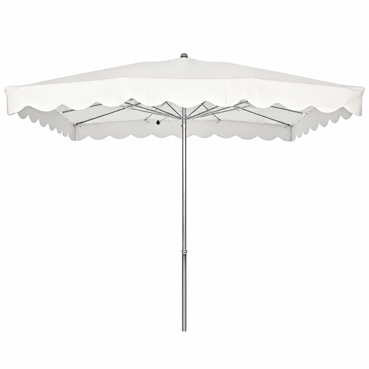 Parasol pro télescopique 3 x 4 M - BLANC - PVC 300G