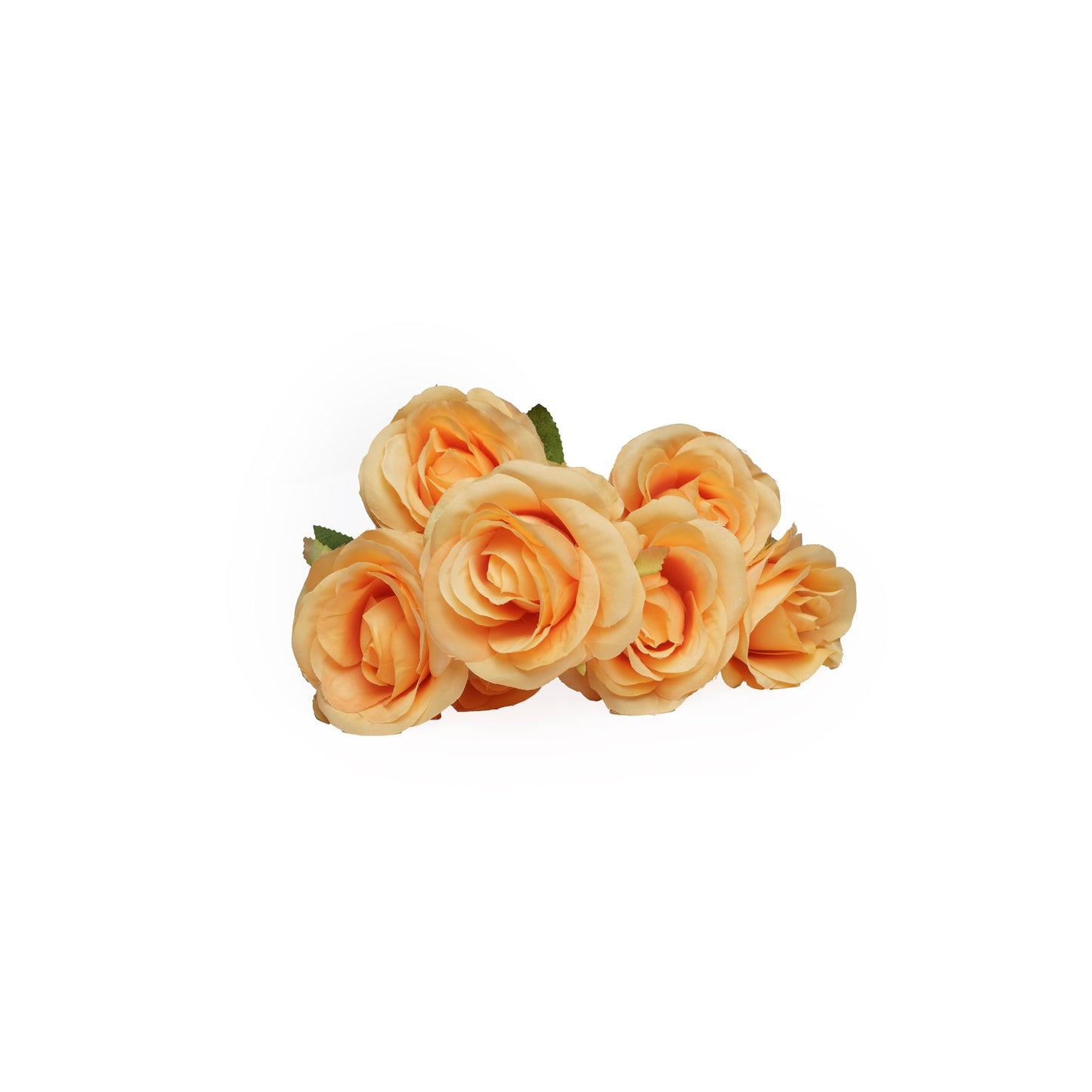Bouquet de rose orange artificielle