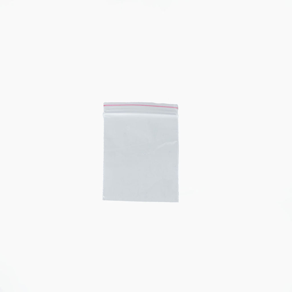 Pochette plastique transparent fermeture ZIP, 6x8cm