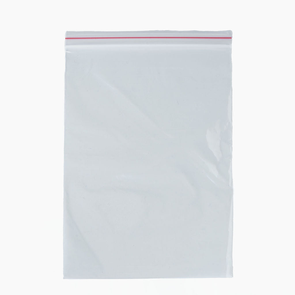 Pochette plastique transparent fermeture ZIP 13x19cm