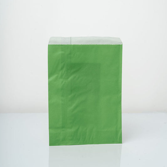 Pochette cadeau vert anis 16x24cm