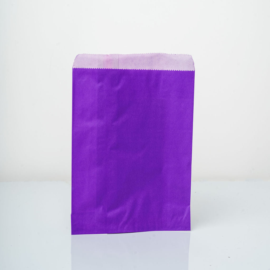 Pochette cadeau violet 16x24cm
