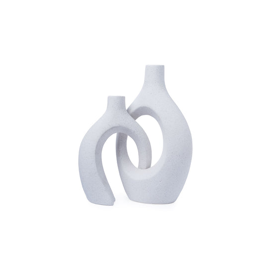 Lots de 2 vases art moderne coeur
