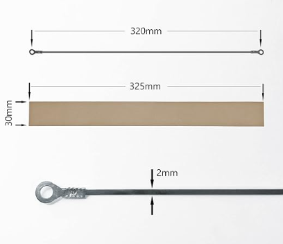 Résistance de rechange pour scelleuse thermique 30cm