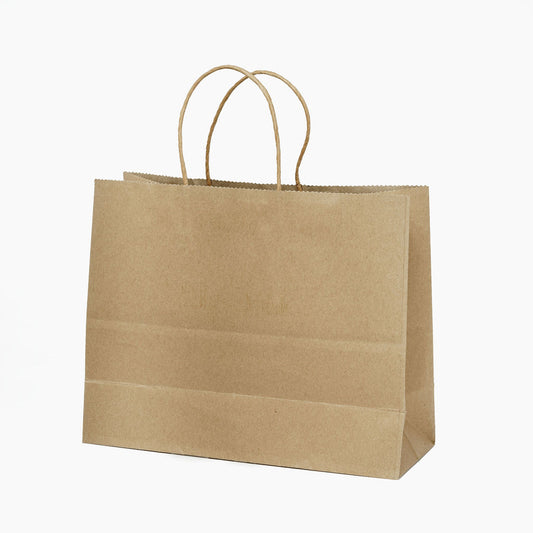 Sacs kraft poignees torsadees Kraft L.31,5x25X11,5cm