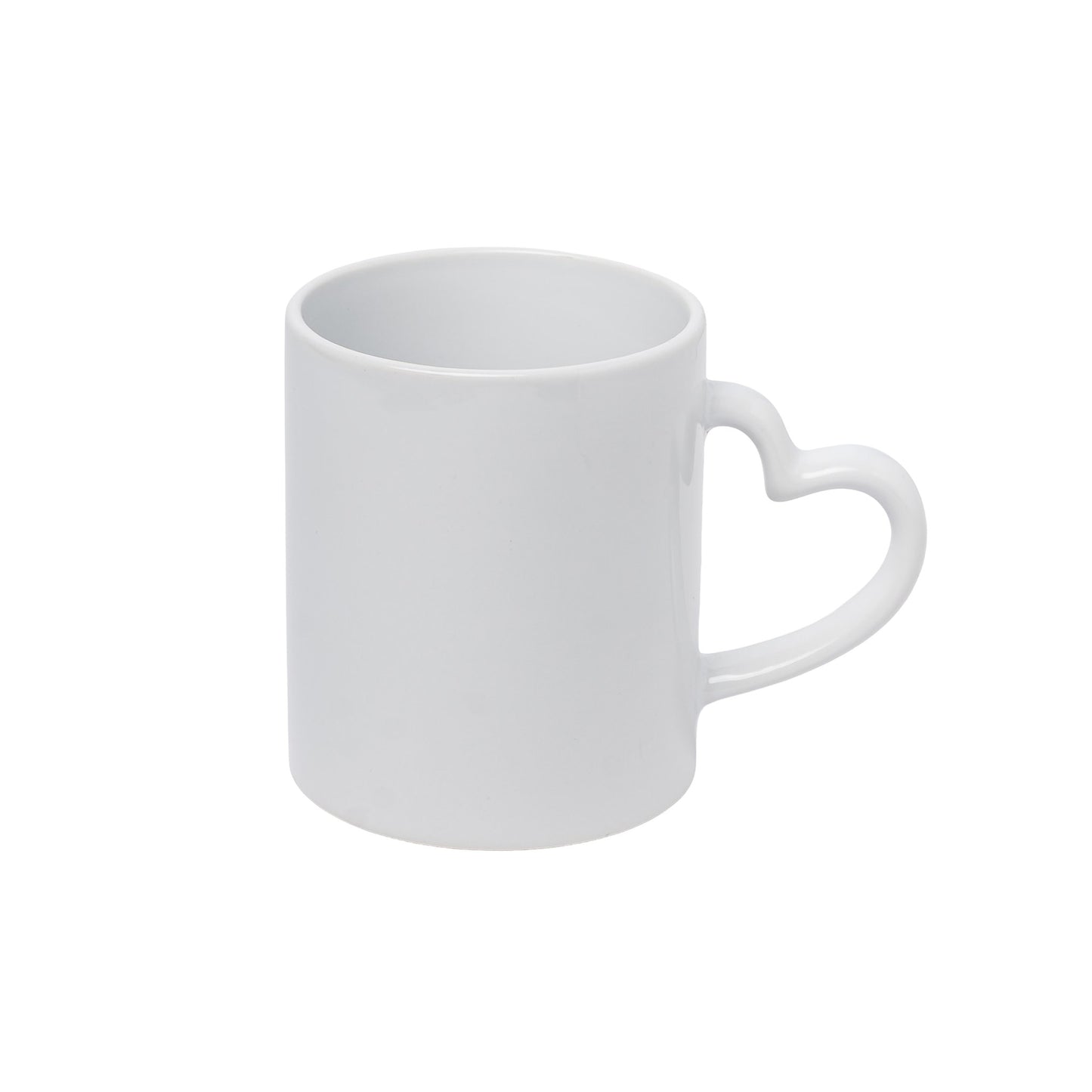 Mug blanc poignée cœur AAA - 11oz