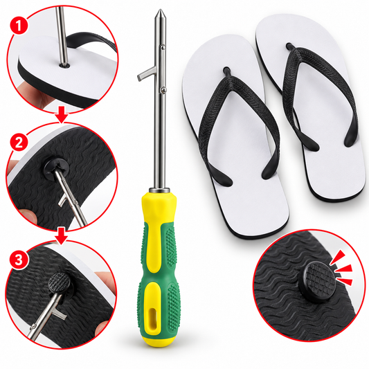 Outil de pince d'installation de sangle de tongs