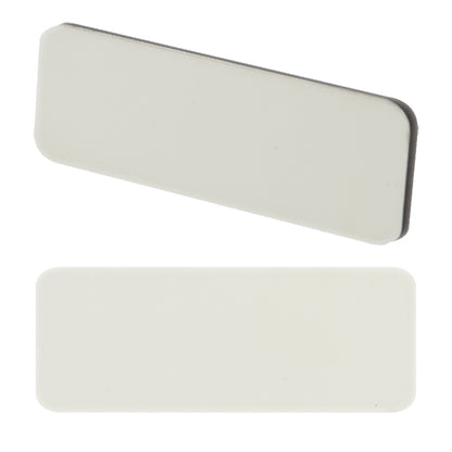 Badge à sublimer en MDF + aimant 7,5x2,5cm