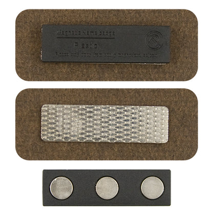 Badge à sublimer en MDF + aimant 7,5x2,5cm