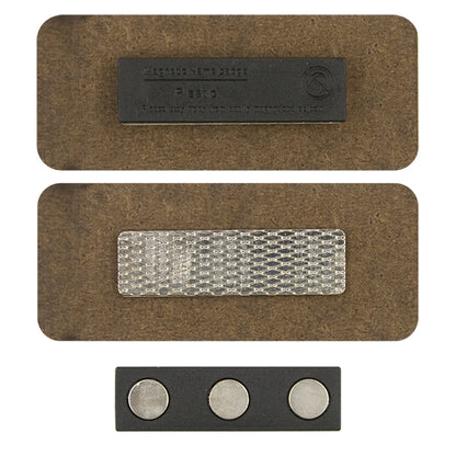 Badge à sublimer en MDF + aimant 7,5x3cm