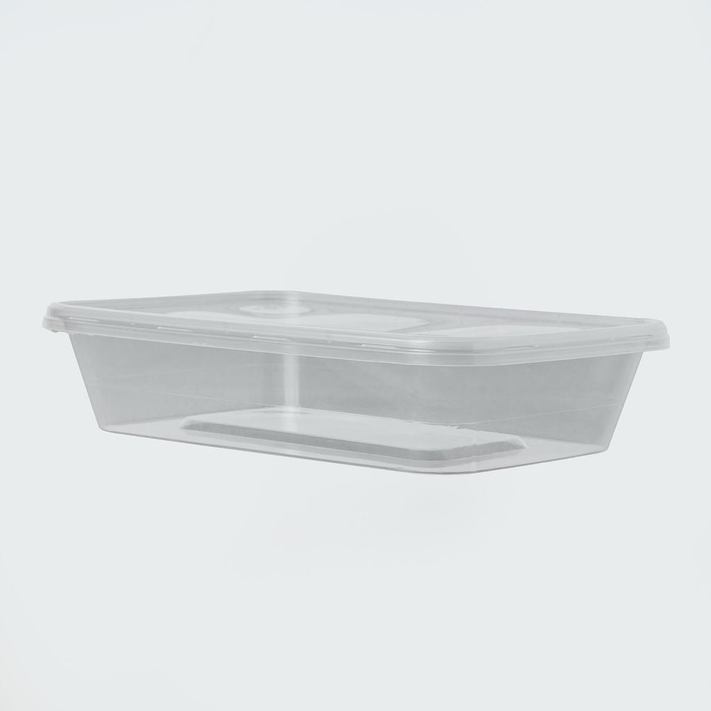 Barquette transparente en plastique PP de 450ml