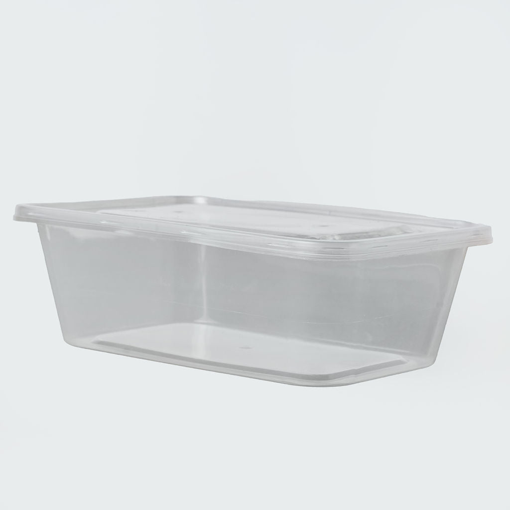 Barquette transparente en plastique PP de 650ml