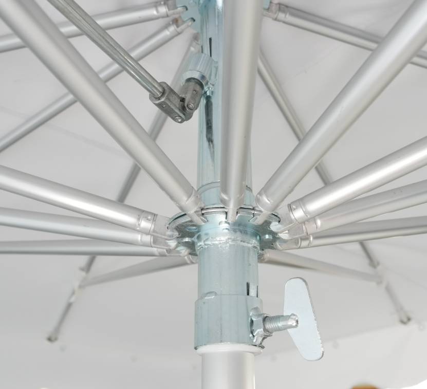 Parasol professionnel de marché  2,5 x 3m - couleur BLANC