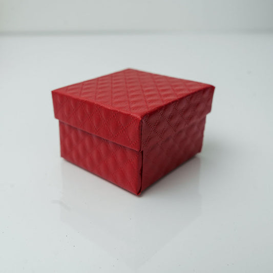 Ecrin a Bijoux Rouge 5x5cm