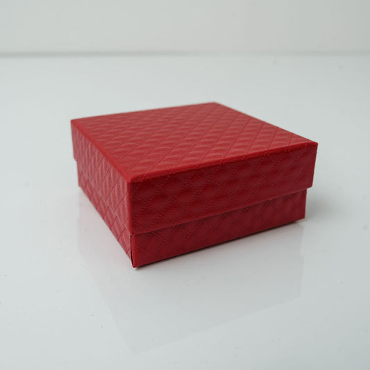 Ecrin a Bijoux Rouge 7,3x7,3cm