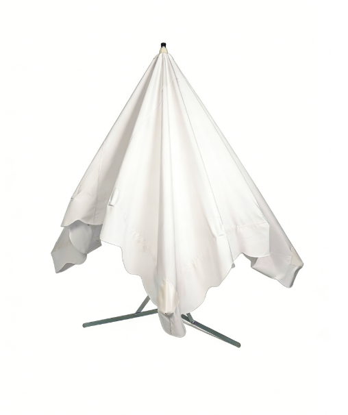 Parasol professionnel de marché  3 x 4m - couleur BLANC