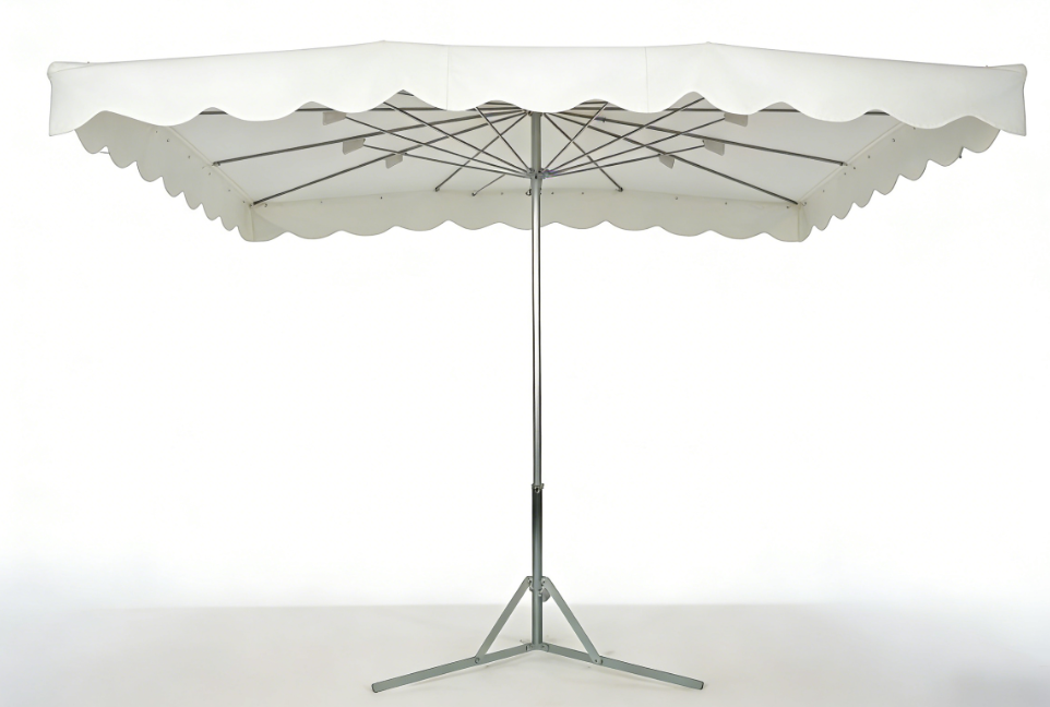 Parasol professionnel de marché  3 x 4m - couleur BLANC